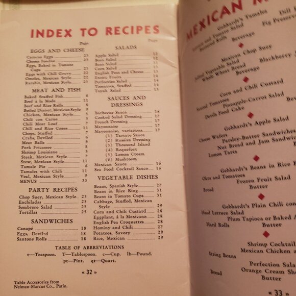 Gebhardt's of San Antonio Mexican Cookery For American Homes 1930s Cookbook - Picture 3 of 4